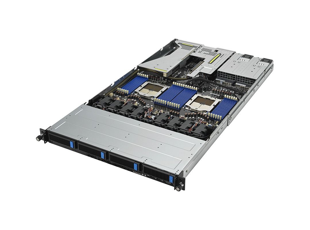 ASUS AMD (Dual CPU Socket, 1 GPU) 1U AI Server - Image 1