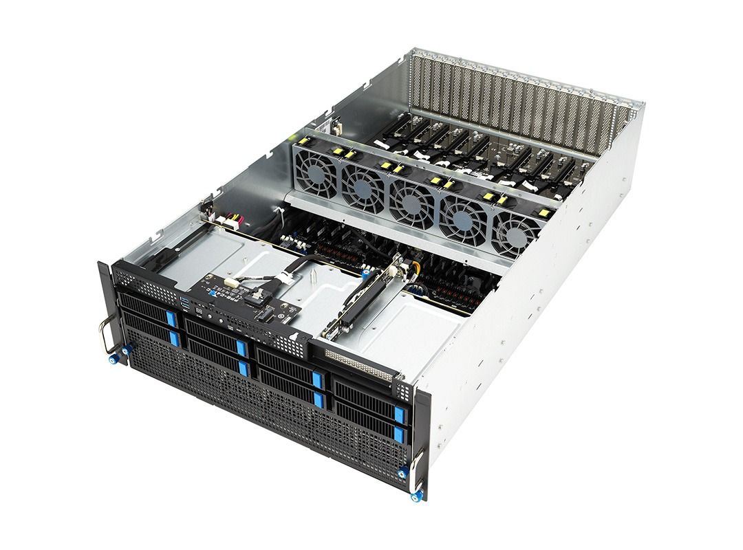 ASUS AMD (Dual CPU Socket, 8 GPU) 4U AI Server Blackwell - Image 1