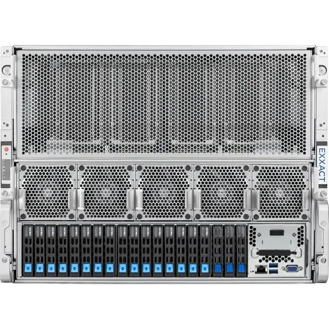 Exxact TensorEX 8U HGX H100 Server - 2x 4th/5th Gen Intel Xeon Scalable processor - Image 1