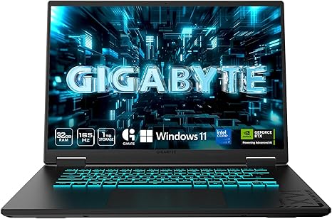 GIGABYTE - A16 PRO Gaming Laptop - 165Hz 2560x1600 WQXGA - NVIDIA GeForce RTX 5070 Ti - Intel Core Ultra 7 240H - 1TB SSD with 32GB LPDDR5X RAM - Windows 11 Home