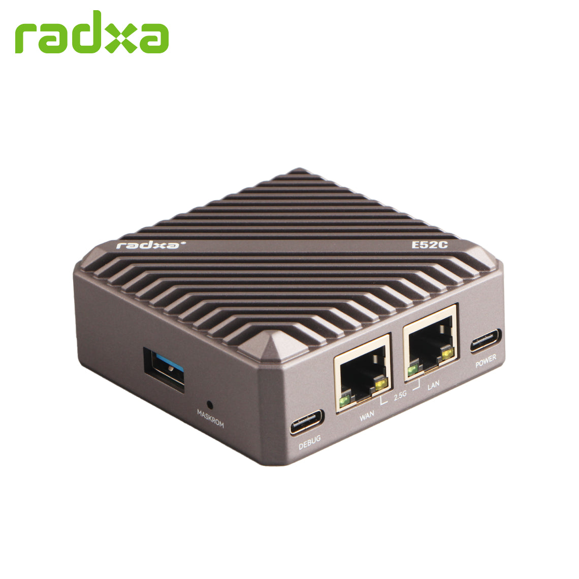 Radxa E52C - Dual 2.5G Ethernets Router, RK3582 Dual A76+Quad A55, 5To