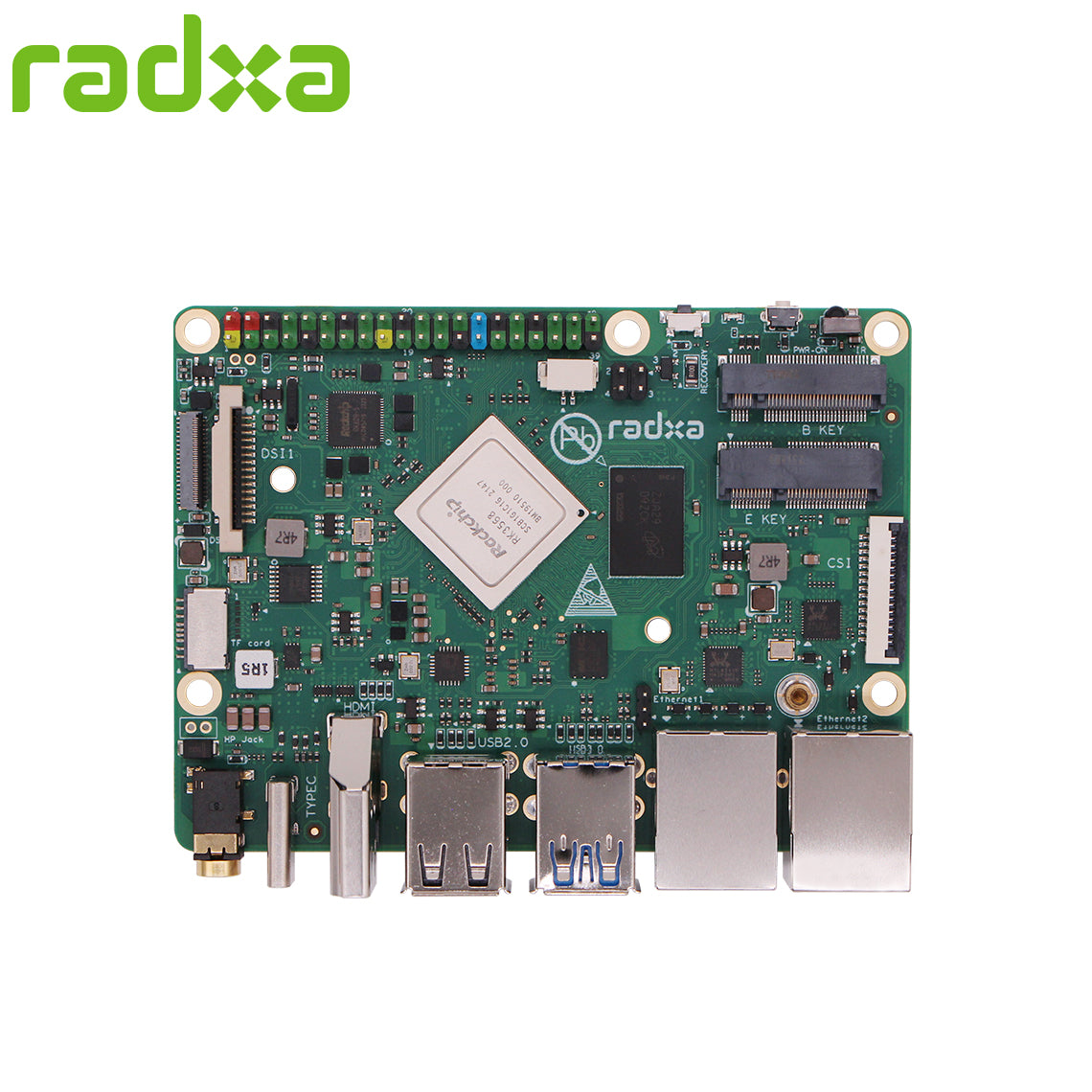 Radxa ROCK 3B - Industrial SBC powered by RK3568(J) with Dual GbE, MIP