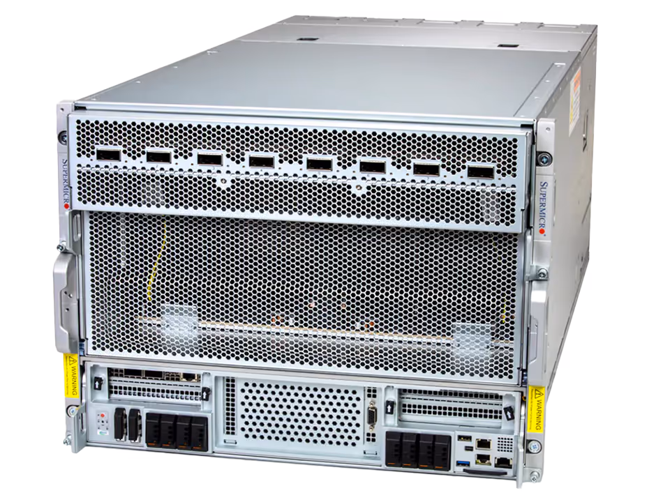 Supermicro: NVIDIA HGX B200 GPU Server