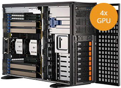 CyberServe Xeon SP2-408S NVMe G5 GPU