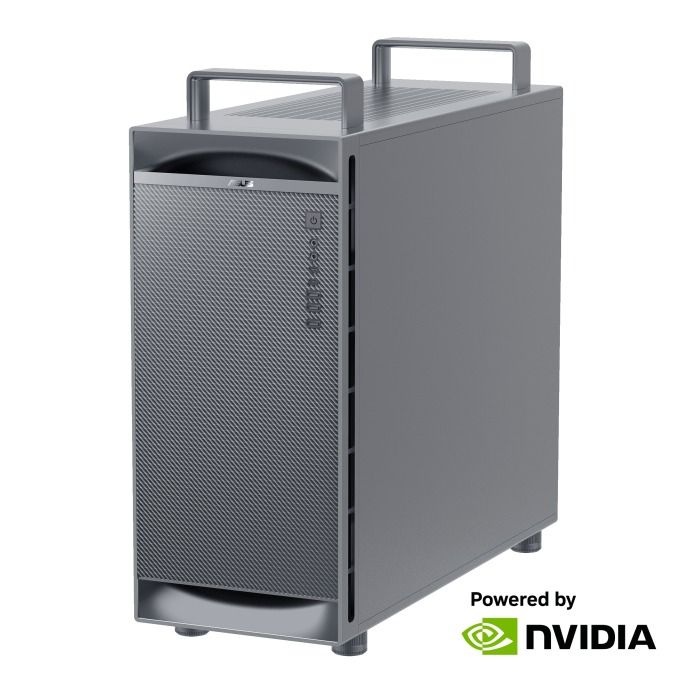 ASUS ExpertCenter Pro ET900N G3 AI Workstation NVIDIA GB300 Grace 72 Core CPU 496GB LPDDR5X RAM Blackwell GPU 252GB HBM3E 2x 400 Gb/s QSFP ports 1x 10 Gb/s LAN port 4x M.2 slots Single 1600W PSU
