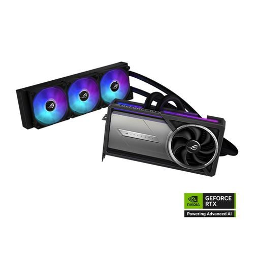 ASUS ROG-ASTRAL-LC-RTX5090-O32G-GAMING ROG NVIDIA Astral LC GeForce RTX 5090 Graphics Card 32GB GDDR7 PCI Express 5.0 2xHDMI 2.1a3x DisplayPort 2.1a 1x 16-pin Power Connector