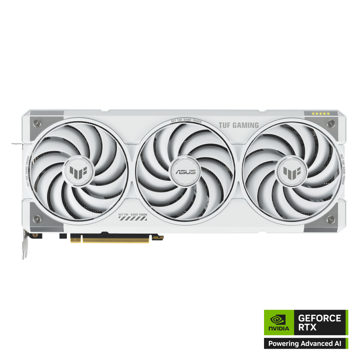 ASUS TUF-RTX5070TI-O16G-WHITE-GAMING RTX 5070 TIOC 16GB GDDR7 White Graphics Card PCIE 5.0 1x HDMI 2.1a 3x 3x DisplayPort 2.1a 1x 16-pin Power Connector 3 Year Warranty