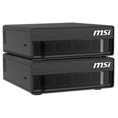 MSI EdgeXpert 01SKUS AI Supercomputer desktop PC 2-Pack nVidia GB10 Grace Blackwell ARM CPU 128GB LPDDR5 4TB SSD Gen4 NVMe M.2 unified system memory Wifi 7 nVidia DGX OS 1YR Warranty