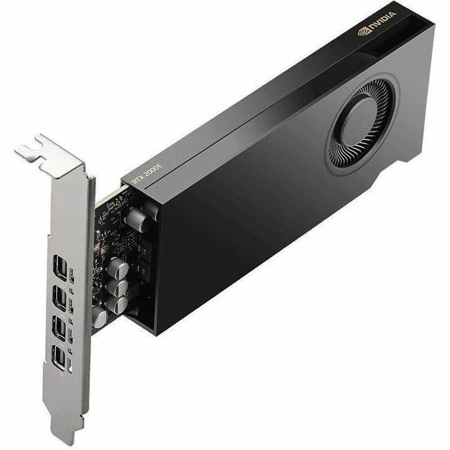 PNY NVIDIA Quadro RTX 2000E ADA 16GB GDDR6 2x PCIe 4.0 x8 Video Card - Active Cooling (4xDP) - VCNRTX2000ADAS-LLP