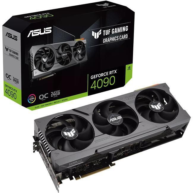 ASUS TUF-RTX4090-O24G-GAMING NVIDIA GeForce RTX 4090 - 24 GB GDDR6X - PCIe 4.0 x16 - 3.7 Slot