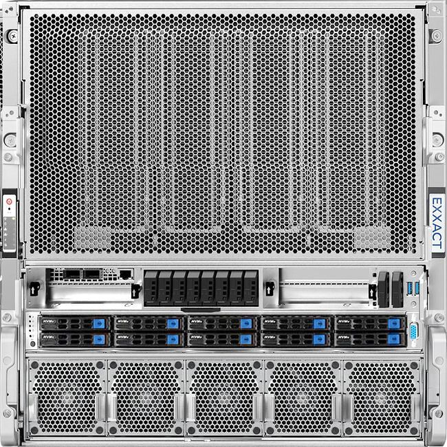 Exxact TensorEX 10U HGX B200 Server - 2x Intel Xeon 6900 Series processors with P-cores - TS4-169219634