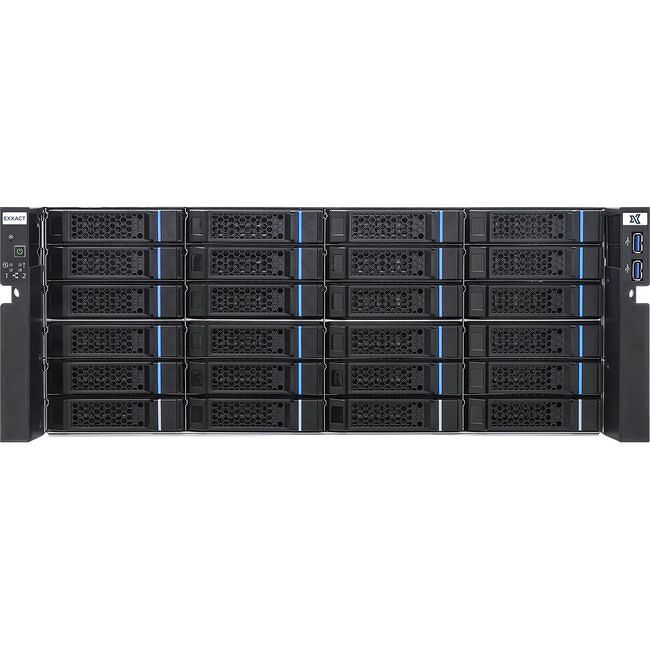 Exxact TensorEX 4U 36-Bay Storage Server - 1x 4th/5th Gen Intel Xeon Scalable processor - TTT-161593988