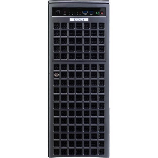 Exxact TensorEX 4U Rack-mountable Workstation - 2x AMD EPYC 9004/9005-Series processor - TWS-115588930