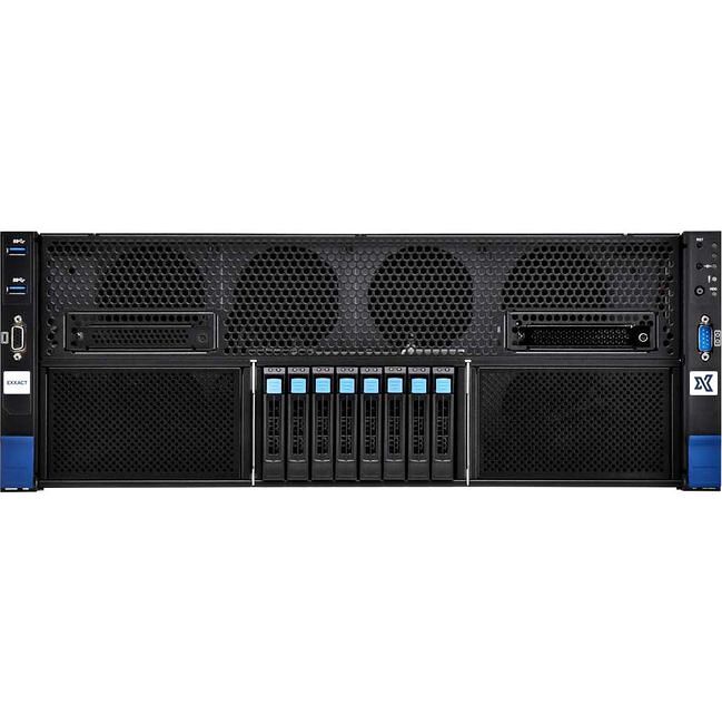 Exxact TensorEX 4U Server - 2x Intel Xeon 6700 Series with E-cores - TS4-137550035