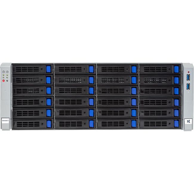 Exxact TensorEX 4U Storage Server - 1x AMD EPYC 9005/9004-Series processor - TTT-181934584