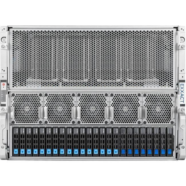 Exxact TensorEX 8U MI300X OAM Server - 2x AMD EPYC 9004-Series processor - TS4-185328443