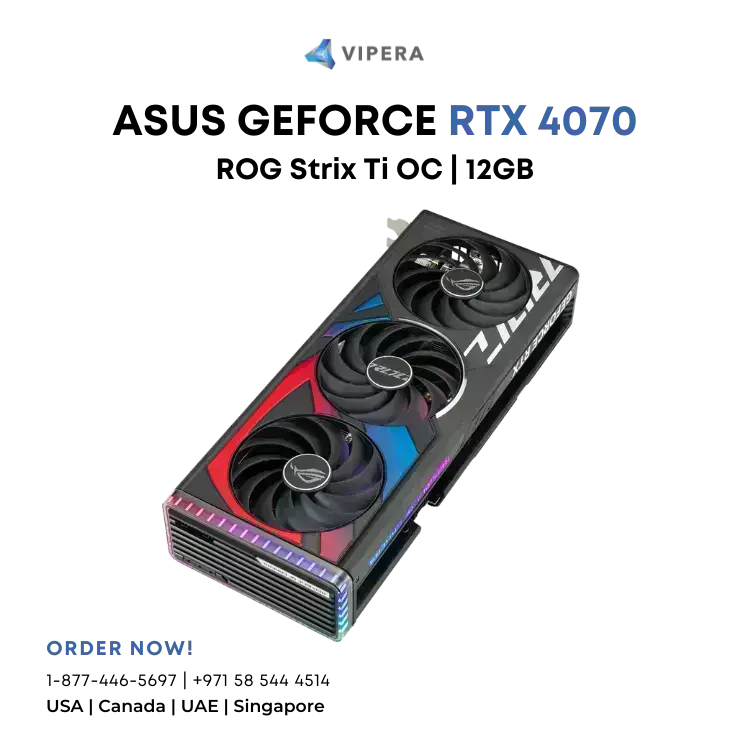 ASUS ROG Strix NVIDIA GeForce RTX 4070 Ti OC Edition