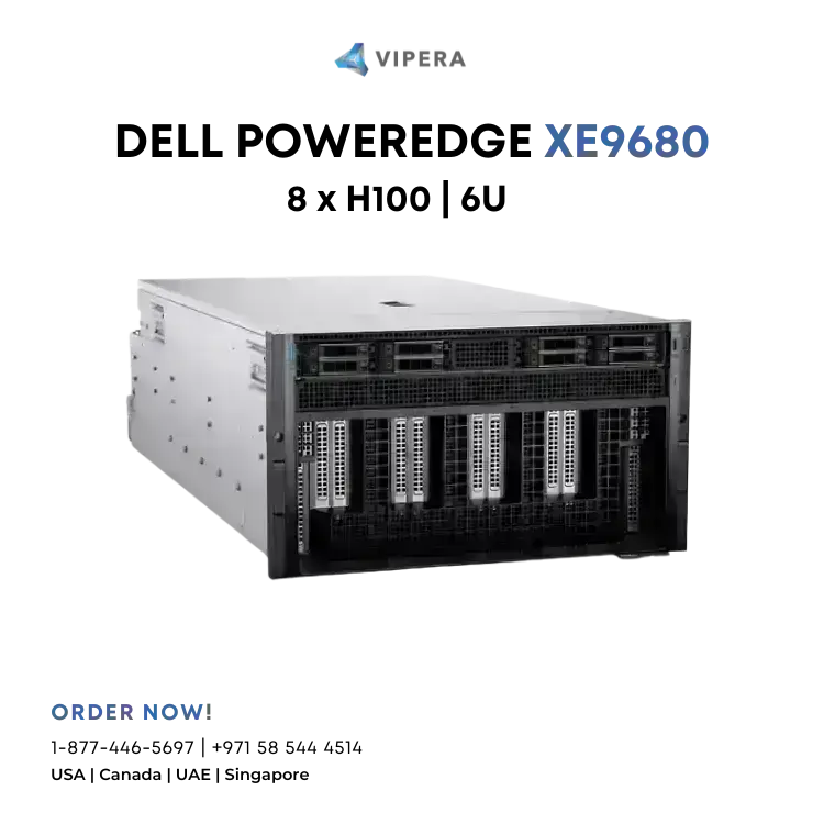 Dell PowerEdge XE9680 Rack Server 210-BFXH-BUNDLE with 8 x H100 GPUs