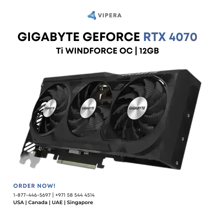 GIGABYTE GeForce RTX 4070 Ti WINDFORCE OC 12G