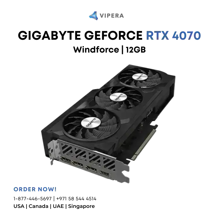 GIGABYTE Windforce GeForce RTX 4070 12GB GDDR6X