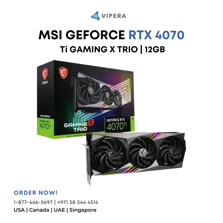 MSI GeForce RTX™ 4070 Ti GAMING X TRIO 12G