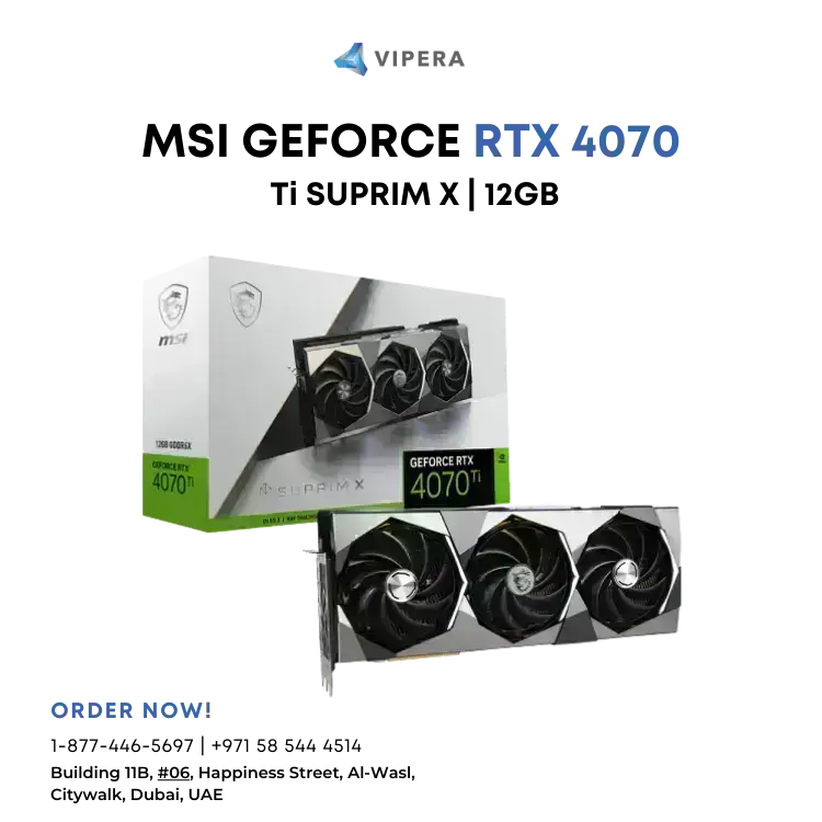 MSI GeForce RTX™ 4070 Ti SUPRIM X 12G