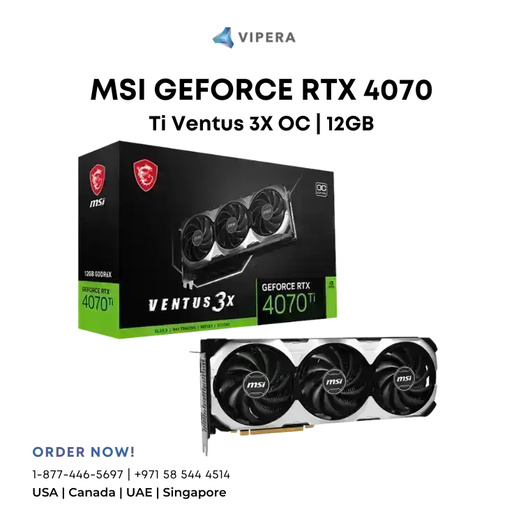 MSI GeForce RTX 4070 Ti Ventus 3X OC 12Gb