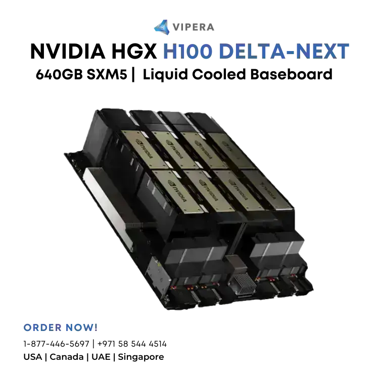 NVIDIA HGX H100 Delta-Next 640GB SXM5 Liquid Cooled Baseboard