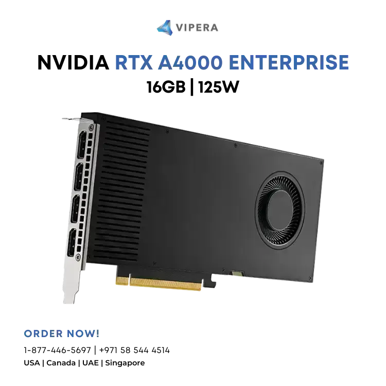 NVIDIA RTX A4000 Enterprise 16GB 62MH/s 125W