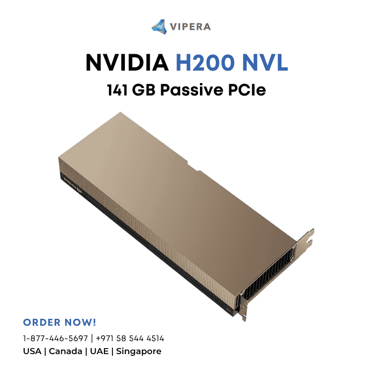 Nvidia H200 NVL Graphic Card 141 GB Passive PCIe - 900-21010-0040-000