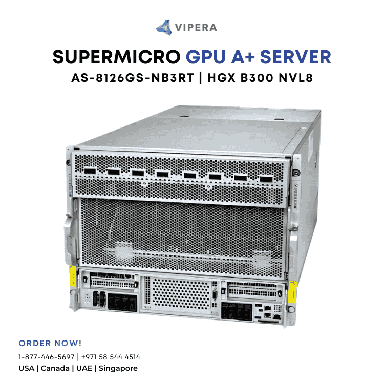 Supermicro GPU A+ Server AS-8126GS-NB3RT NVIDIA HGX B300 NVL8