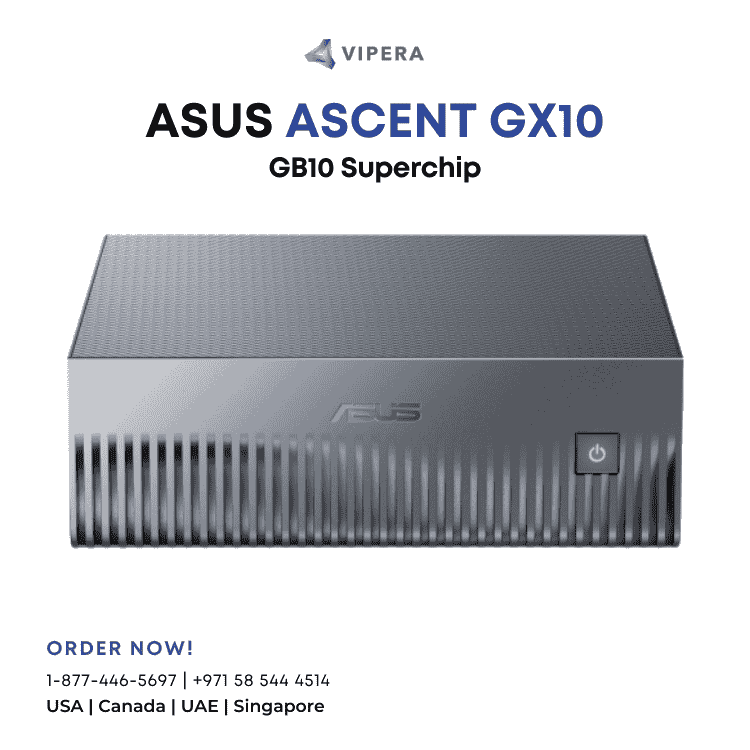 ASUS Ascent GX10 AI Supercomputer, NVIDIA GB10 Grace Blackwell Superchip