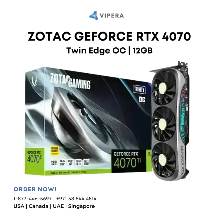 ZOTAC GeForce RTX 4070 Twin Edge OC 12GB
