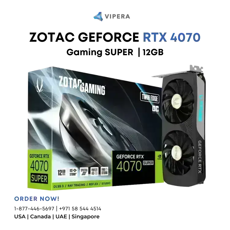 ZOTAC Nvidia Gaming GeForce RTX 4070 SUPER