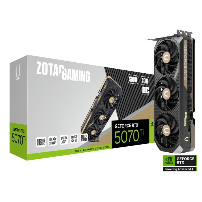 ZOTAC GAMING GeForce RTX 5070 Ti SOLID CORE OC